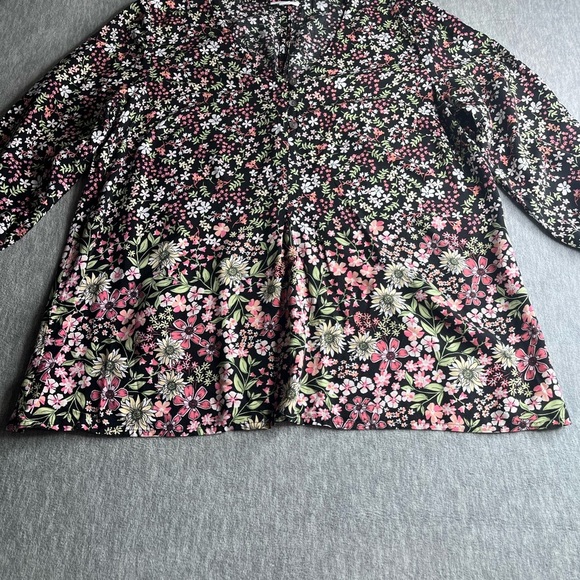 J. Jill multicolor Floral Relaxed Blouse size M - Picture 4 of 8